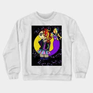 Delerium: the Endless, dark background Crewneck Sweatshirt